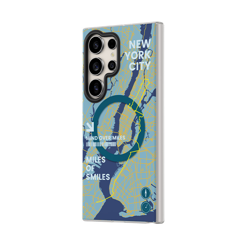 Benks Magnetic City New York Case for Samsung Galaxy S24 Ultra