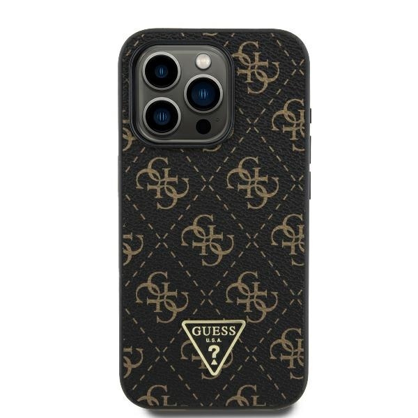 Original Case GUESS New 4G Triangle GUHCP16LPG4GPK for Iphone 16 Pro black