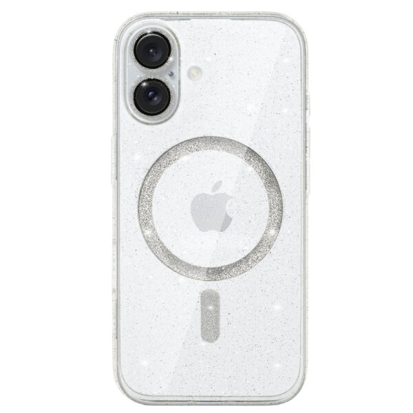 Glitter Magsafe Case for Iphone 16 transparent