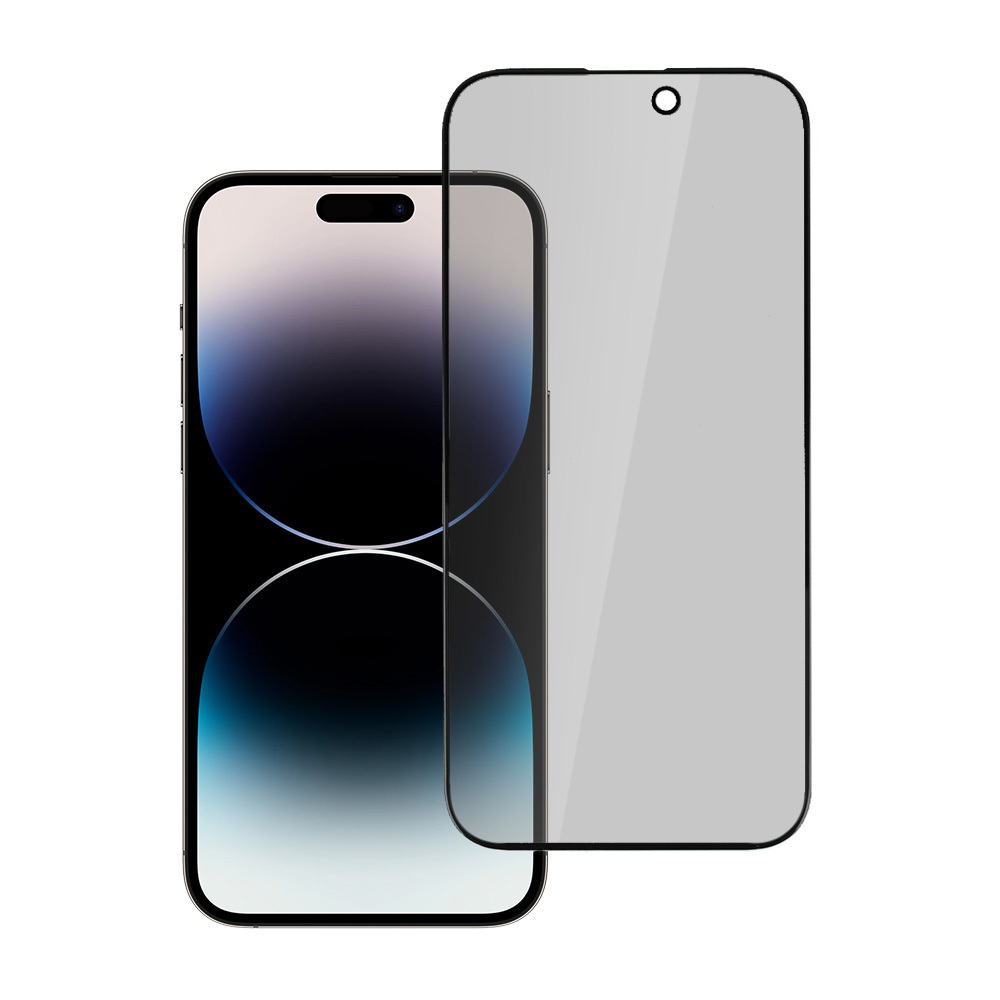 Tempered Glass Privacy Glass for IPHONE 16 PLUS BLACK