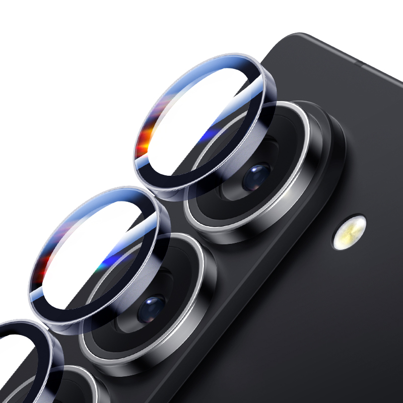 Benks Tempered glass Glass Warrior Lens Protector on camera for Samsung Galaxy Fold 6 (lens 3 pieces) black