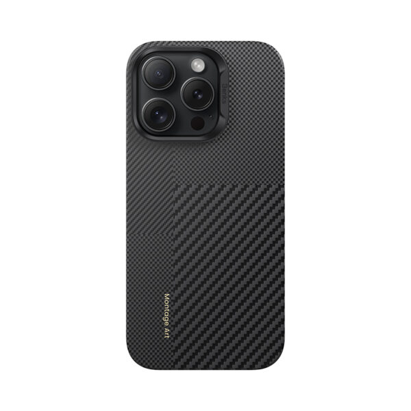 Benks Montage Magnetic Armor Air Kevlar Case PC Frame 600D+1500D (M066) for Iphone 16 Pro Max black