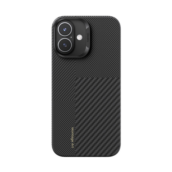 Benks Montage Magnetic Armor Air Kevlar Case PC Frame 600D+1500D (M065) for Iphone 16 Pro black