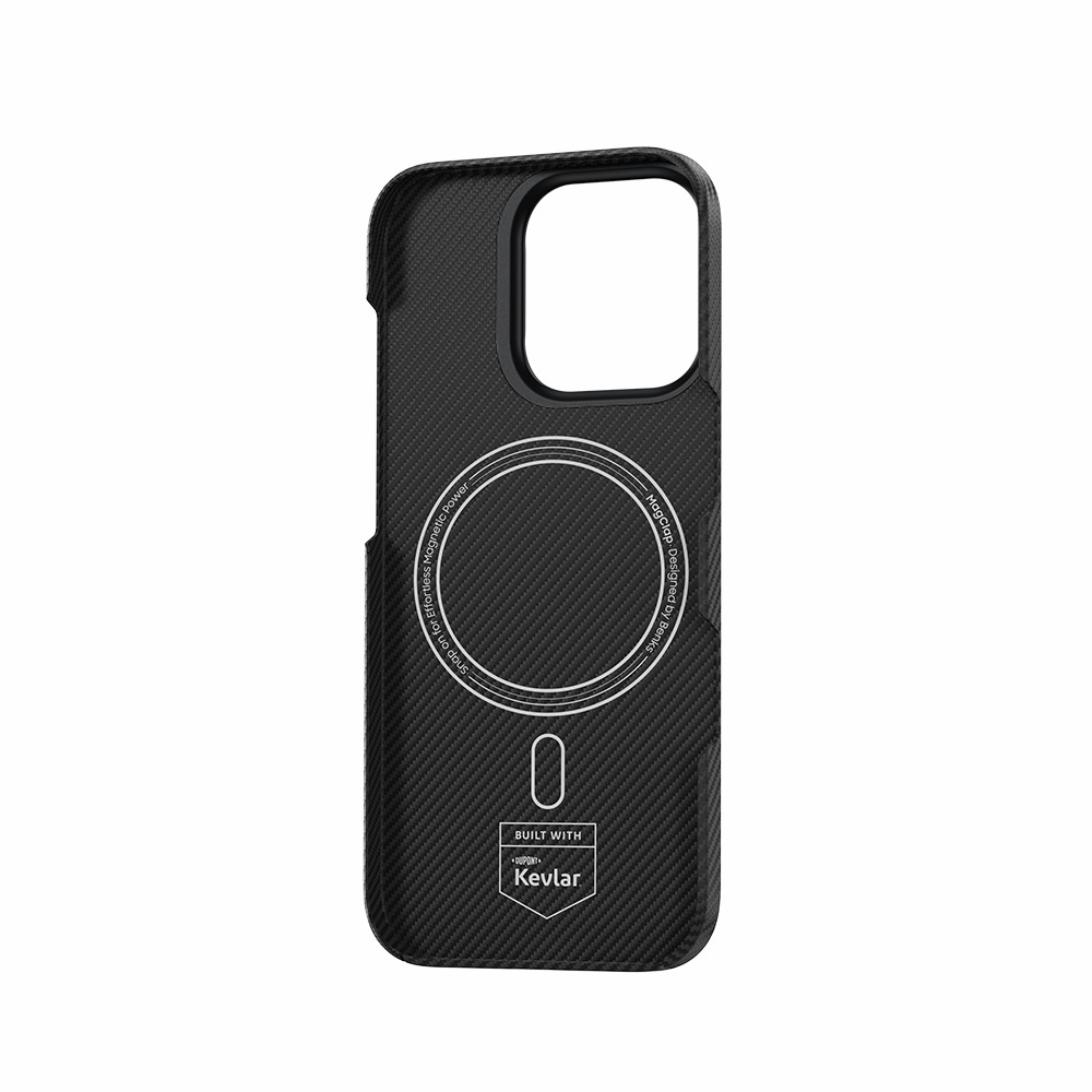 Benks Magnetic Armor Air Kevlar Case PC Frame 600D for Iphone 16 Pro black
