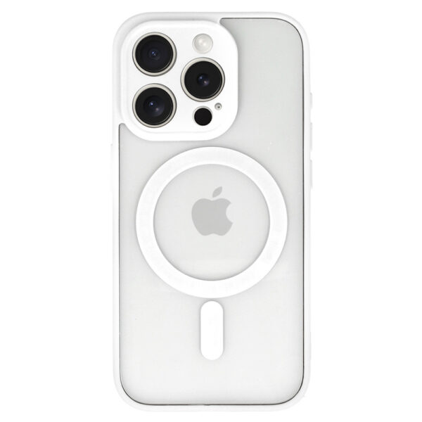 Acrylic Color Magsafe Case for Iphone 16 white