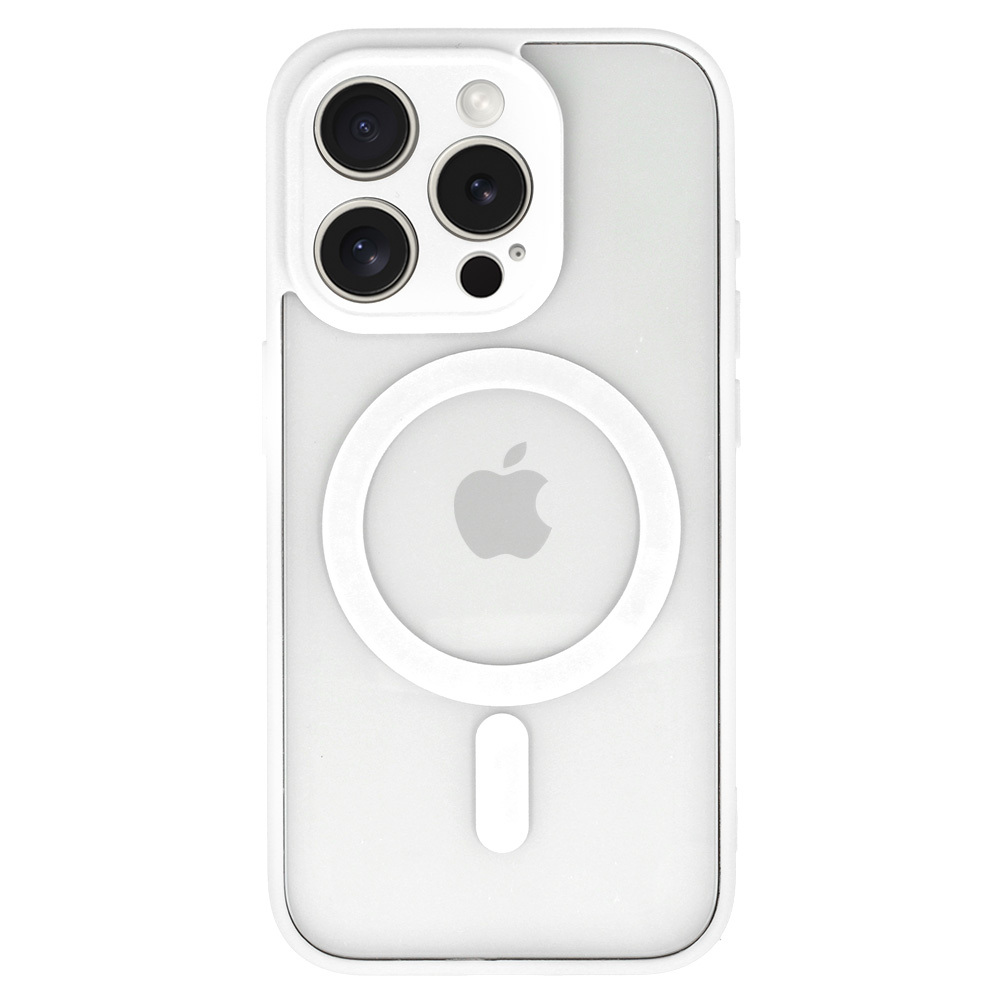 Acrylic Color Magsafe Case for Iphone 16 white