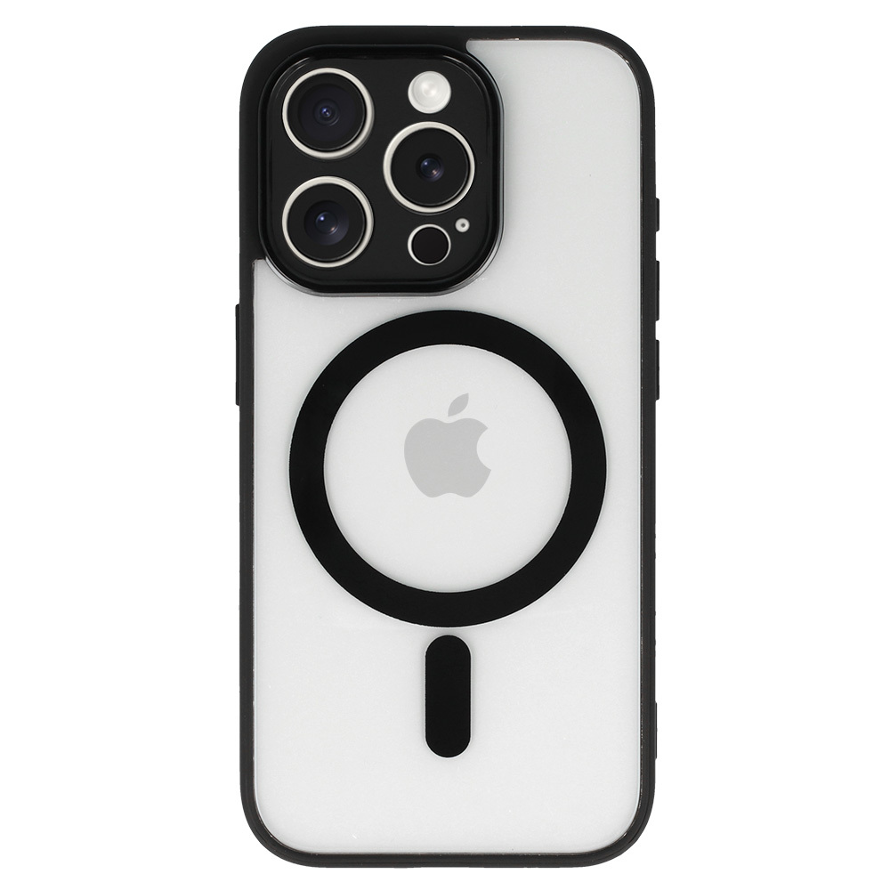 Acrylic Color Magsafe Case for Iphone 16 black