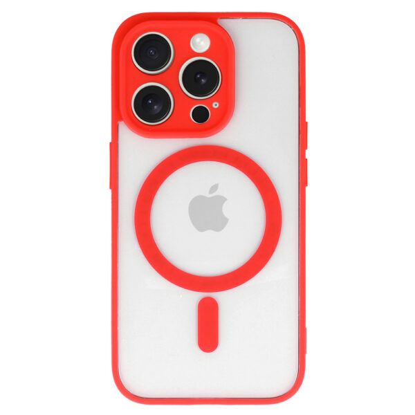 Acrylic Color Magsafe Case for Iphone 16 Pro red