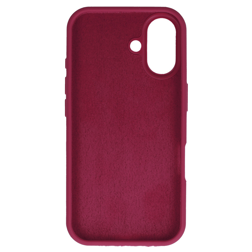 Silicone Lite Case for Iphone 16 burgundy