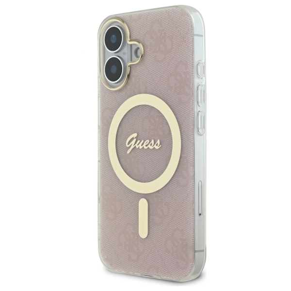 foto_add-295336 Original Case GUESS IML 4G Magsafe GUHMP16SH4STP for Iphone 16 pink
