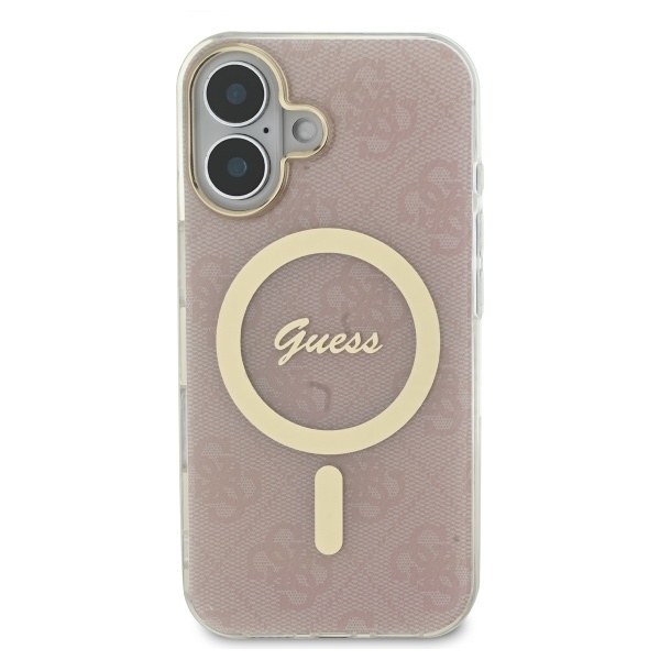 foto_add-295337 Original Case GUESS IML 4G Magsafe GUHMP16SH4STP for Iphone 16 pink