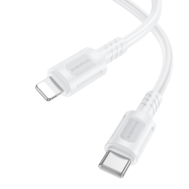 Borofone Cable BX111 Feliz - Type C to Lightning - PD 27W 1 metre white
