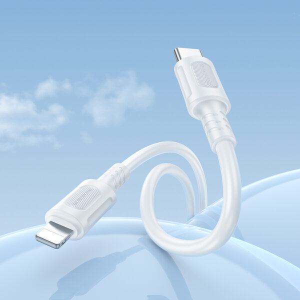 Borofone Cable BX111 Feliz - Type C to Lightning - PD 27W 1 metre white