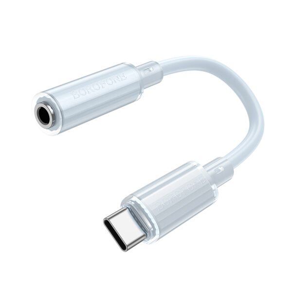 Borofone Adapter BV22 Lemon - Type C to jack 3,5mm (DAC) - blue