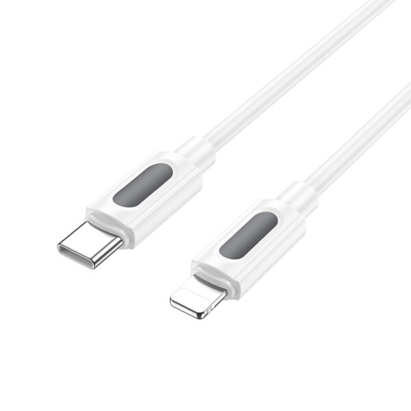 Borofone Cable BX114 Structure - Type C to Lightning - PD 27W 1 metre white