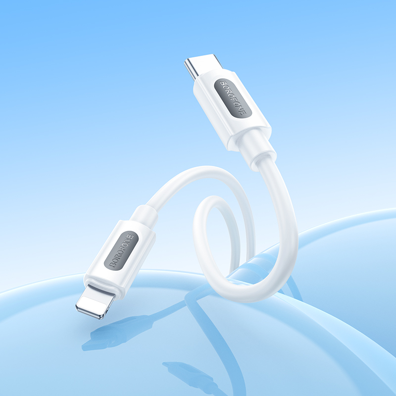 Borofone Cable BX114 Structure - Type C to Lightning - PD 27W 1 metre white