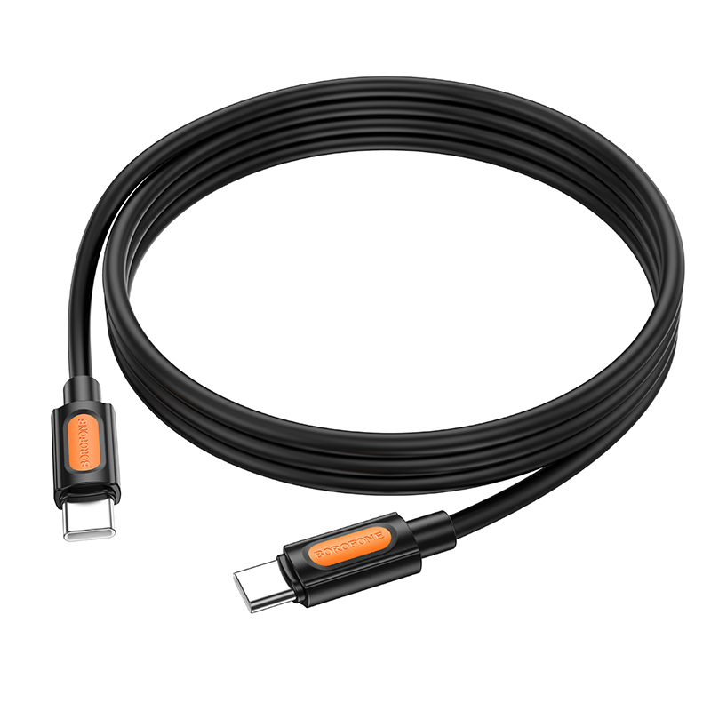 Borofone Cable BX114 Structure - Type C to Type C - PD 60W 3A 1 metre black