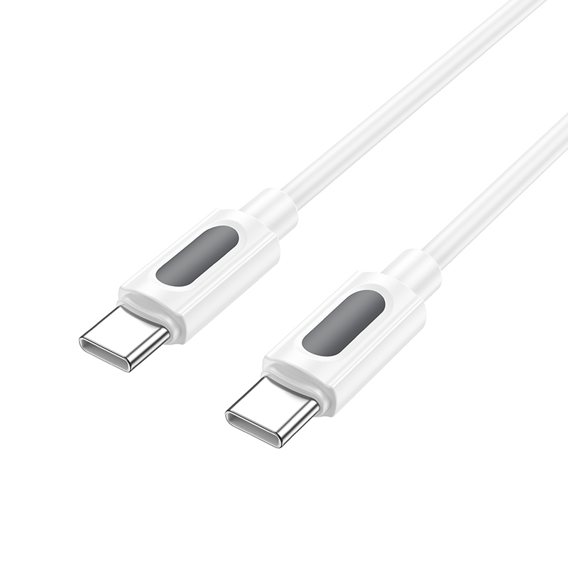 Borofone Cable BX114 Structure - Type C to Type C - PD 60W 3A 1 metre white