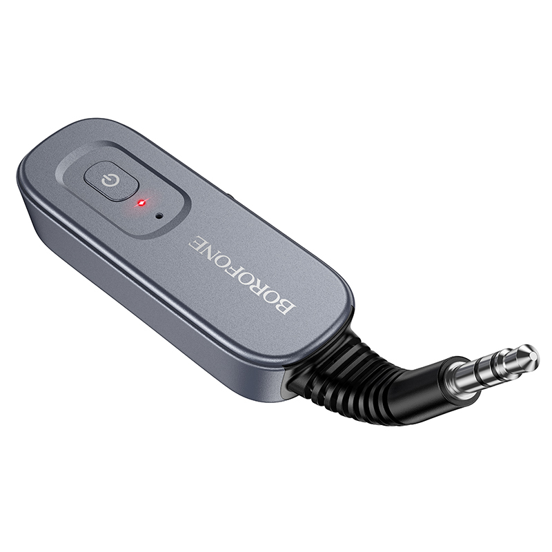Borofone Audio Bluetooth Receiver AUX BC51 Clear Way grey