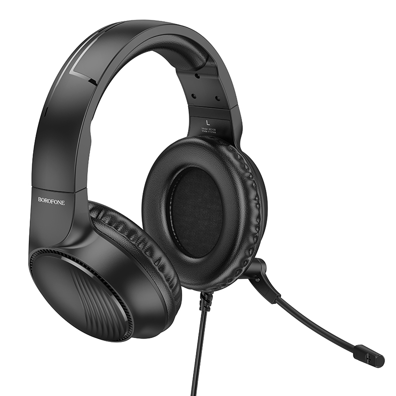 Borofone Headphones BO109 Bountiful gaming with microphone black