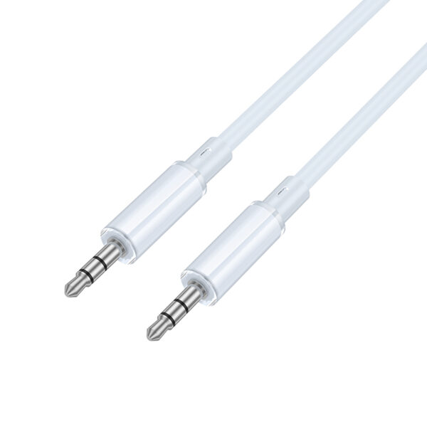 Borofone Cable AUX BL21 Lemon - jack 3,5mm to jack 3,5mm - 1 metre blue
