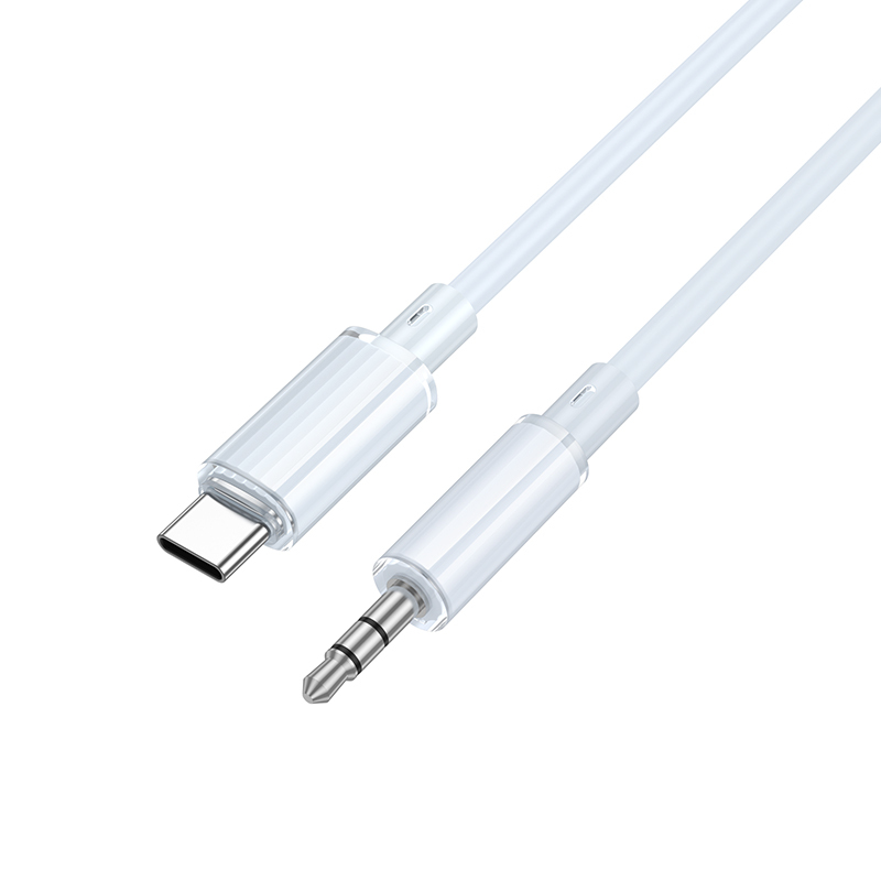Borofone Cable AUX BL21 Lemon - Type C to jack 3,5mm - 1 metre blue