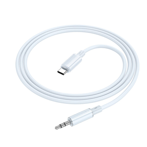 Borofone Cable AUX BL21 Lemon - Type C to jack 3,5mm - 1 metre blue