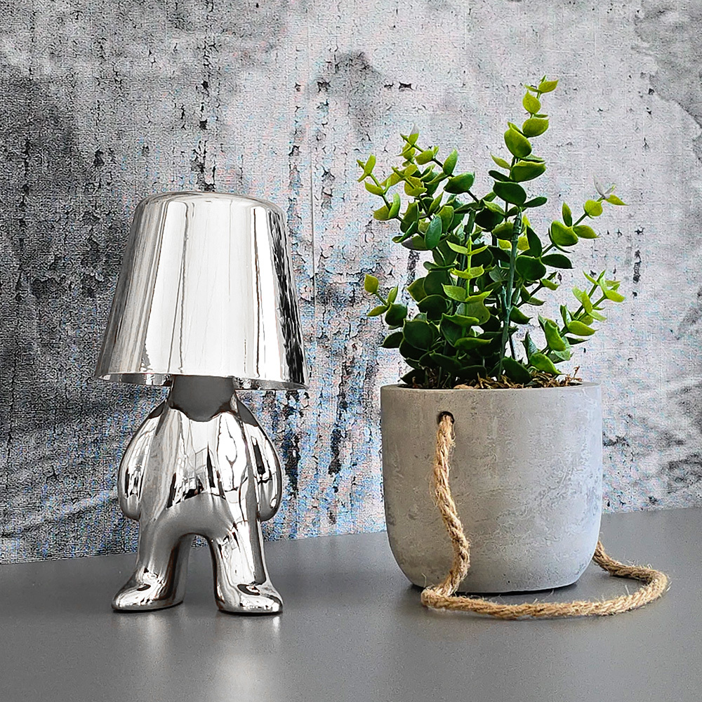 Night lamp Silver Man design A