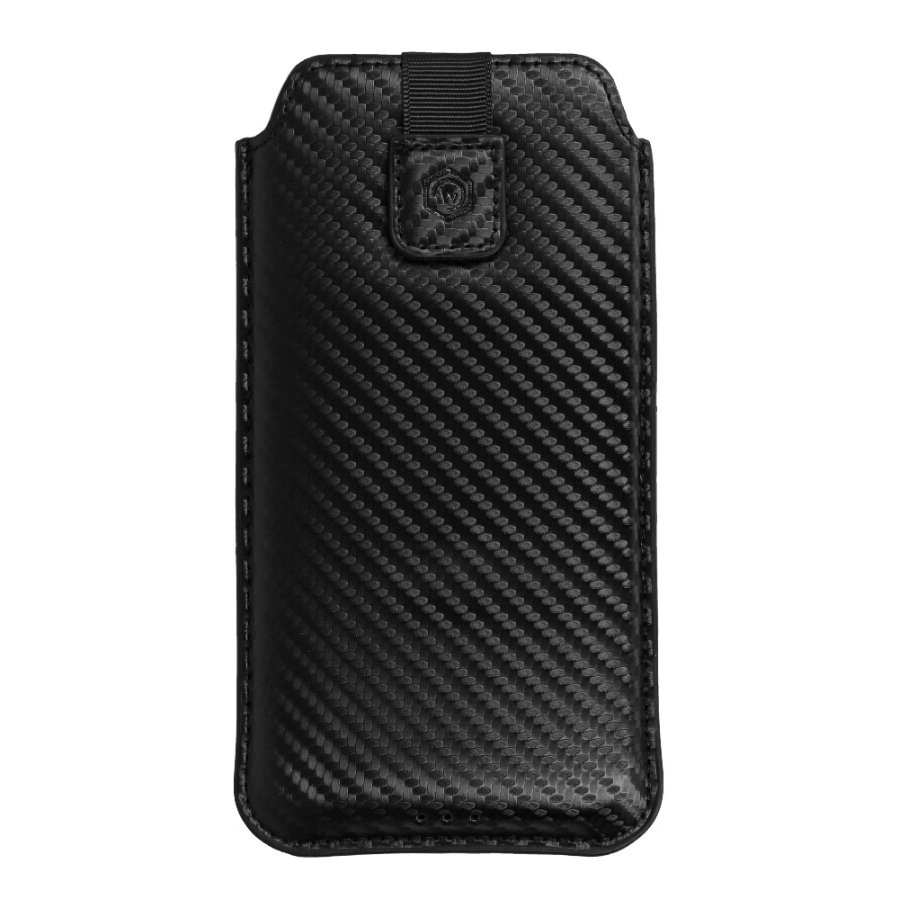 Wonder CARBON Case (Size XXL) for Samsung S25 Ultra/S24 Ultra/M35/M23/A16 5G/Xiaomi Redmi 14C BLACK