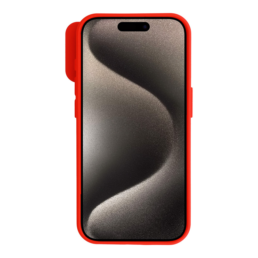 Camshield Soft for Iphone 15 Pro Red