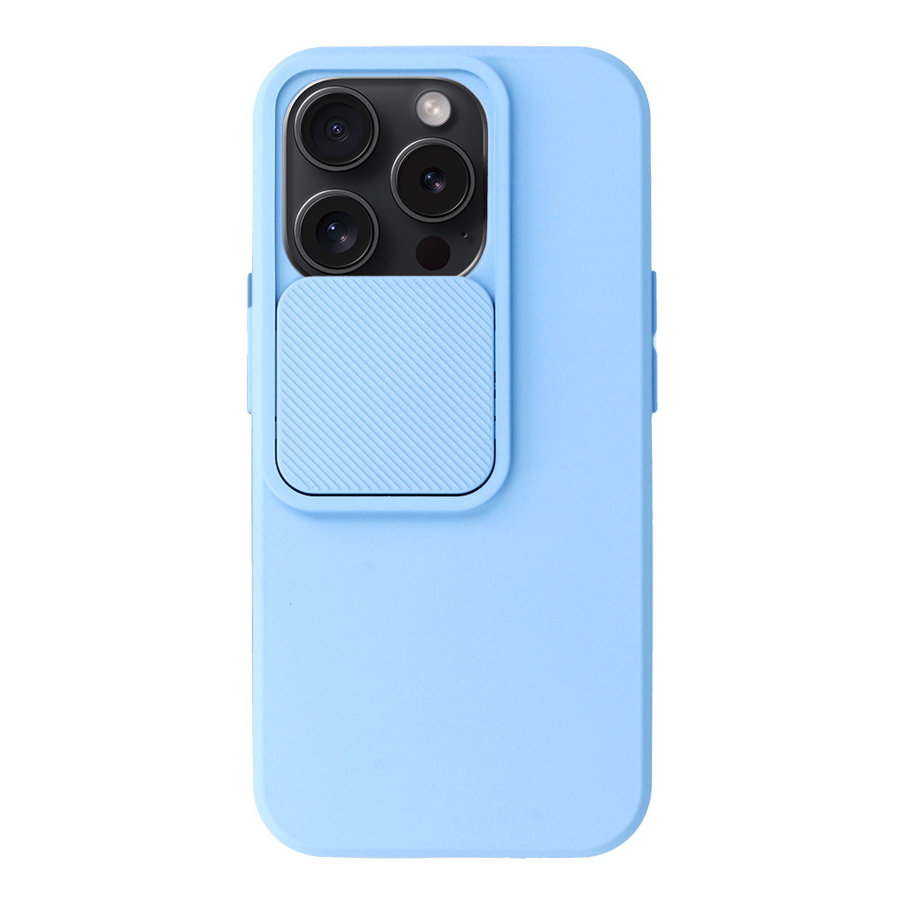 Camshield Soft for Iphone 15 Pro Light blue
