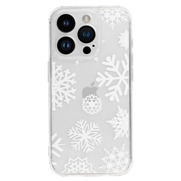TEL PROTECT Christmas Clear Case for Iphone 15 Pro Max Design 4