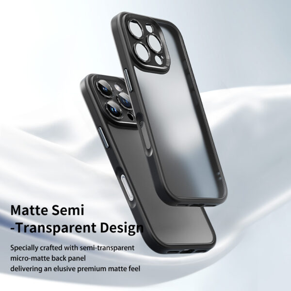 Rock Guard Touch Matte Series Case for Iphone 16 Pro black