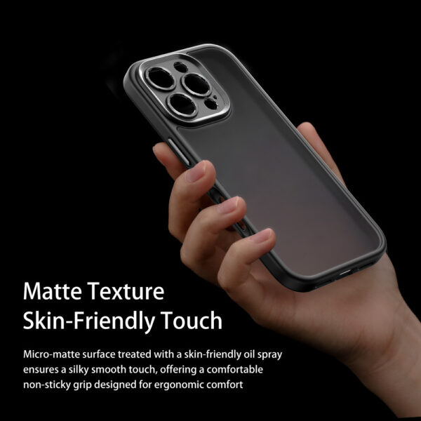 Rock Guard Touch Matte Series Case for Iphone 16 Pro black
