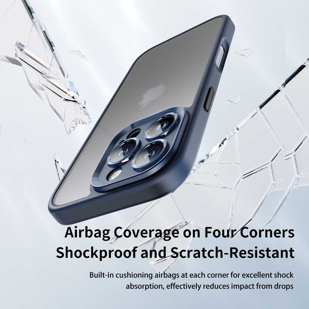 Rock Guard Touch Matte Series Case for Iphone 16 Pro Max black