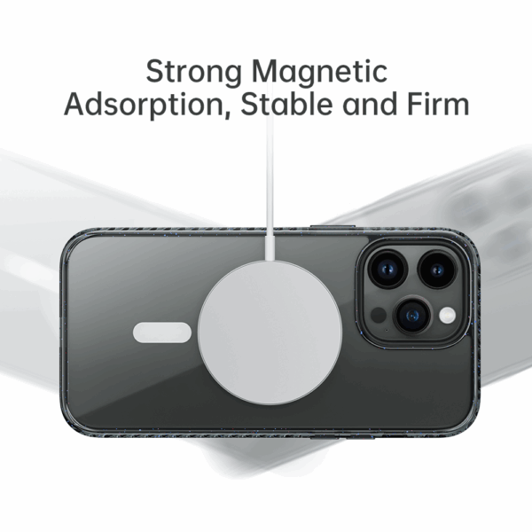 Rock Crystal Shield Series Magnetic Case for Iphone 14 Pro transparent