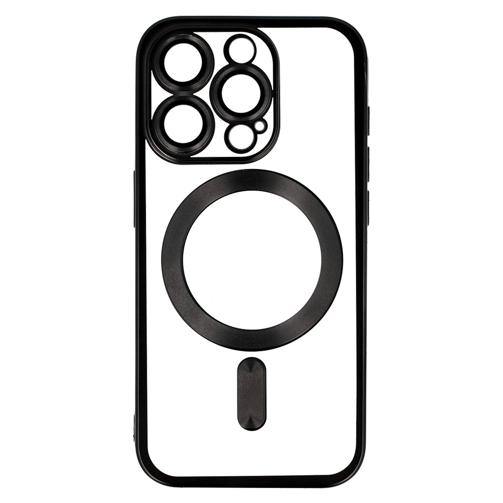 Metallic Magsafe Case for Iphone 16 Black