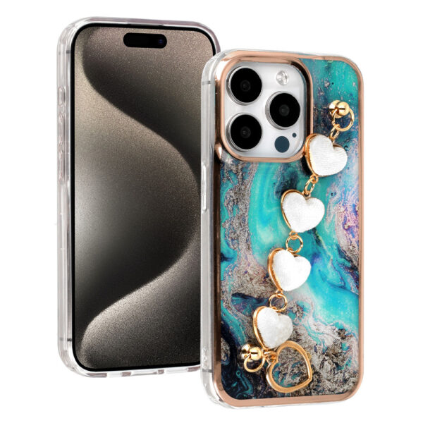 Trend Case for Iphone 16 Pro design 6 blue