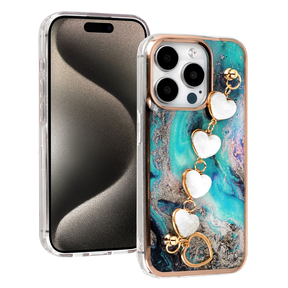 Trend Case for Iphone 16 Pro design 6 blue