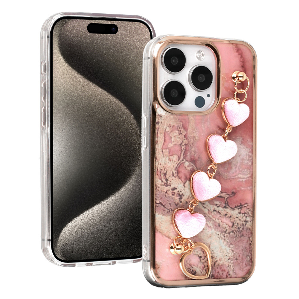 Trend Case for Iphone 16 Pro design 6 pink