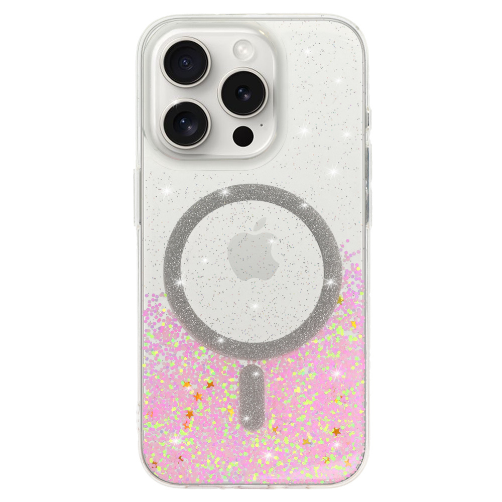 Tel Protect Moonlite Magsafe Case for Iphone 11 pink clear
