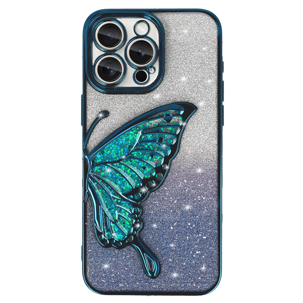 Tel Protect Butterfly Water Case for Iphone 13 Pro Max blue