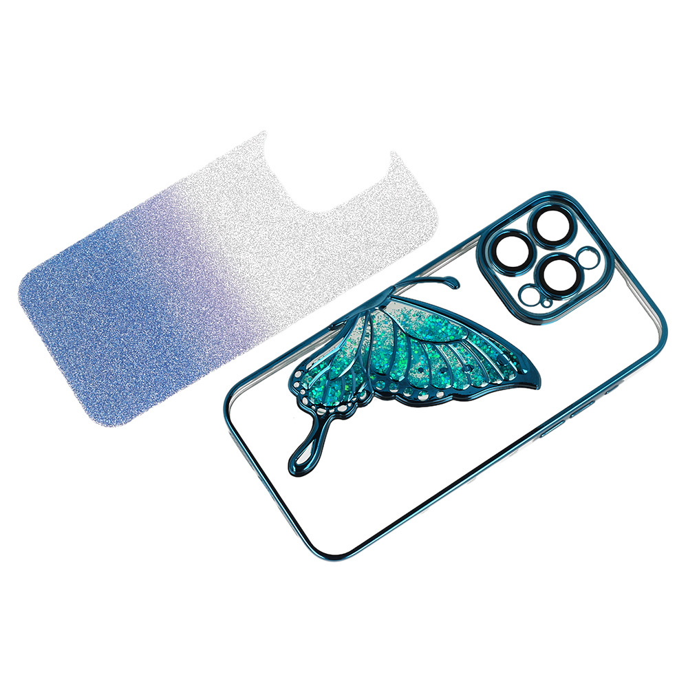 Tel Protect Butterfly Water Case for Iphone 14 blue