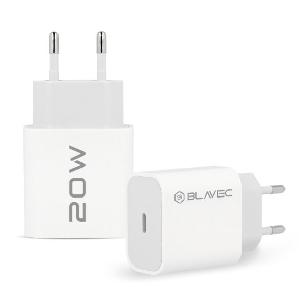Blavec Wall charger BC-1 - Type C - PD 20W (TCBC1-CW20) white