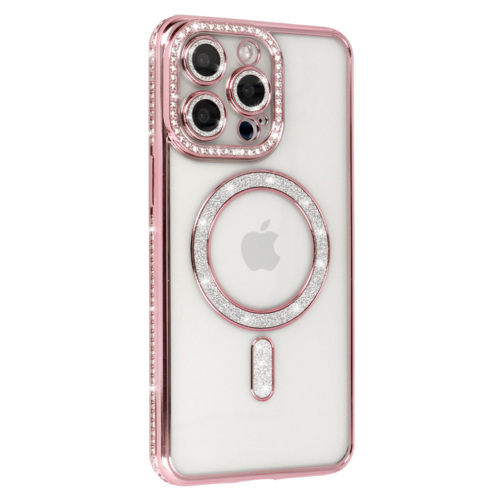 Bling Magsafe Case for Iphone 11 pink