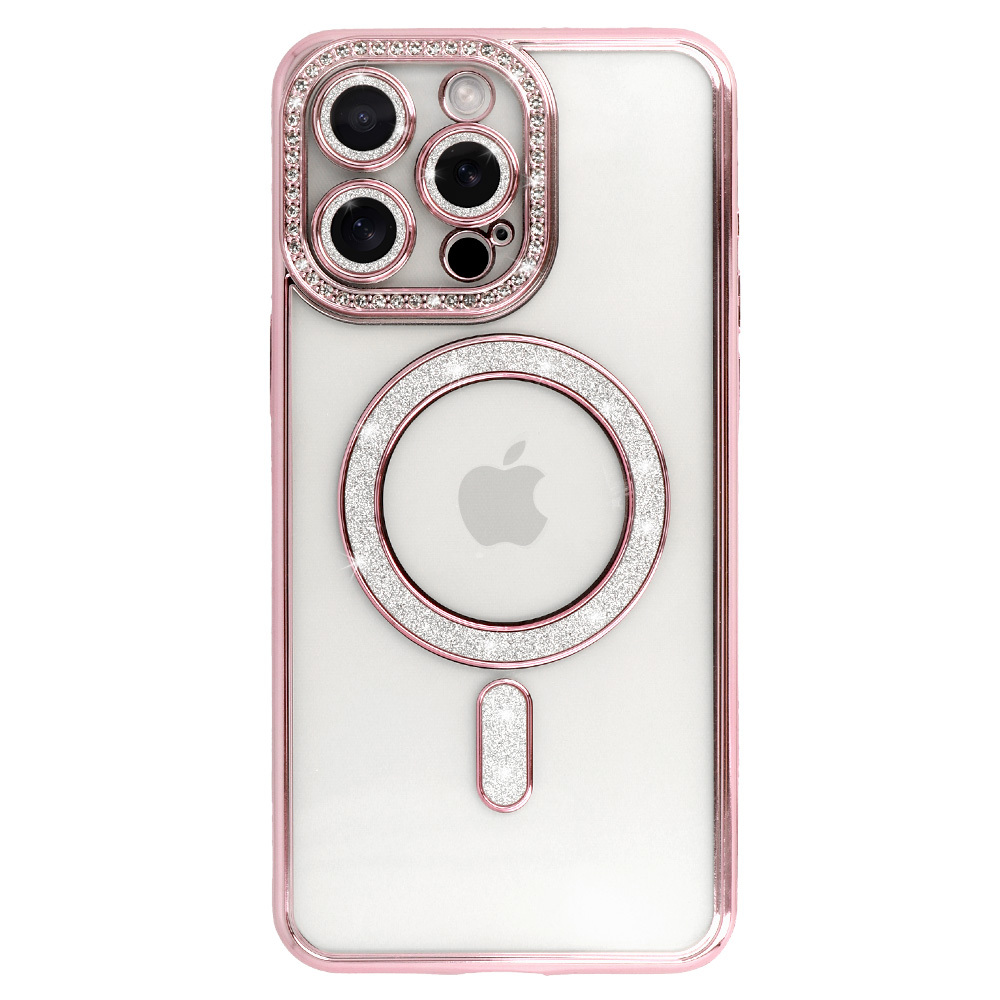 Bling Magsafe Case for Iphone 11 pink