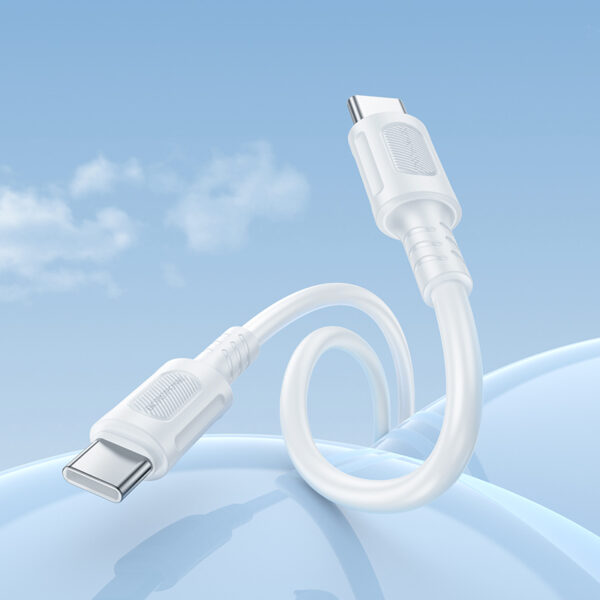 Borofone Cable BX111 Feliz - Type C to Type C - 60W 3A 1 metre white