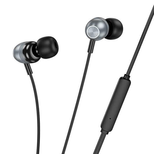 Borofone Earphones BM95 Excepcional with microphone grey