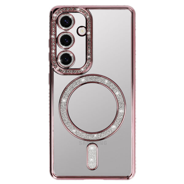 Bling Magsafe Case for Samsung Galaxy A26 5G pink