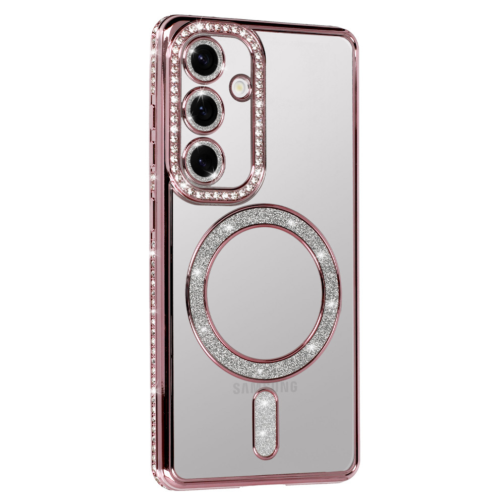 Bling Magsafe Case for Samsung Galaxy A36 5G pink